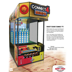Connect 4 Hoops Basketball Arcade Game