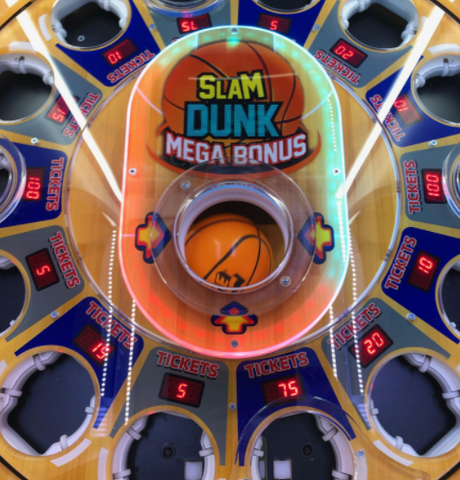 Hoop It Up Basketball Arcade Game with Moving Hoop