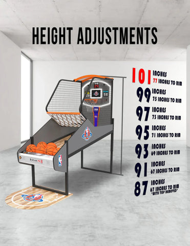 NBA Game Time Pro Basketball Arcade Game