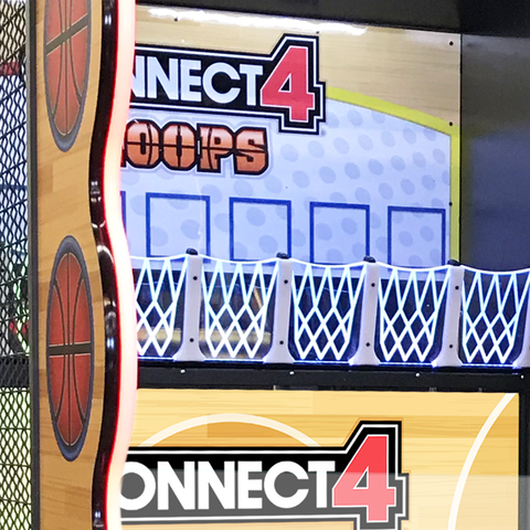 Connect 4 Hoops HD Basketball Arcade Game