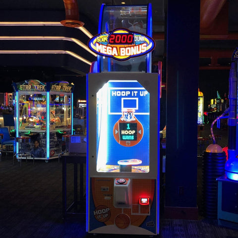 Hoop It Up Basketball Arcade Game with Moving Hoop